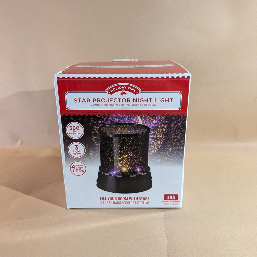 Star Projector Night Light NWT
